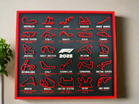 Calendar Formula 1 2025 - Premium Quality