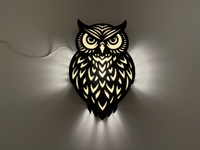Owl lamp LED White - Premium Quality