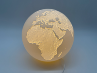 Wereldbol lamp LED wit - Premium Quality
