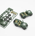 Miniatuur Jeep Modelbouwset - Militair Verzamelobject - Premium Quality