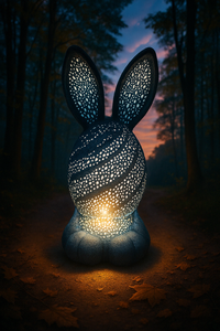 Hasenlampe Ostern LED -Premium Qualität