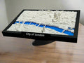 3D-gedruckte Miniatur der City of London – Detaillierter Stadtplan und Skyline – Premiumqualität