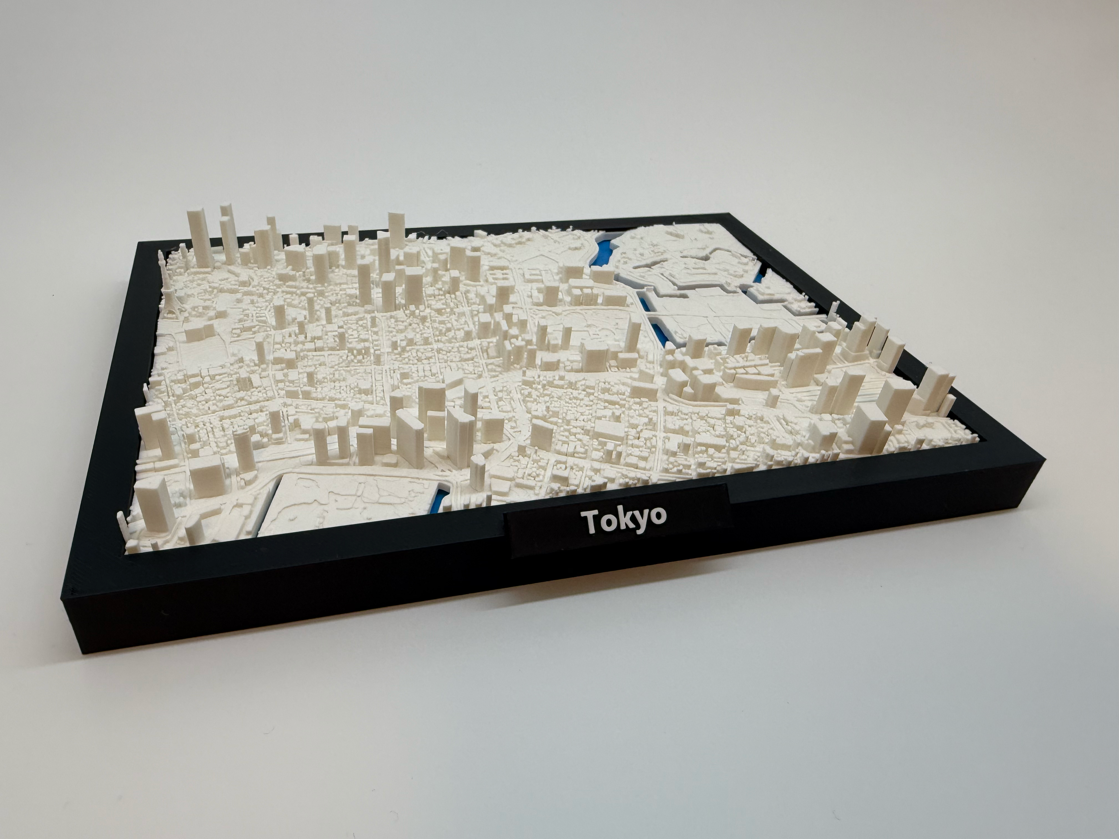 3D Printed Miniature of Tokyo – Detailed City Map and Skyline - Premium Quality