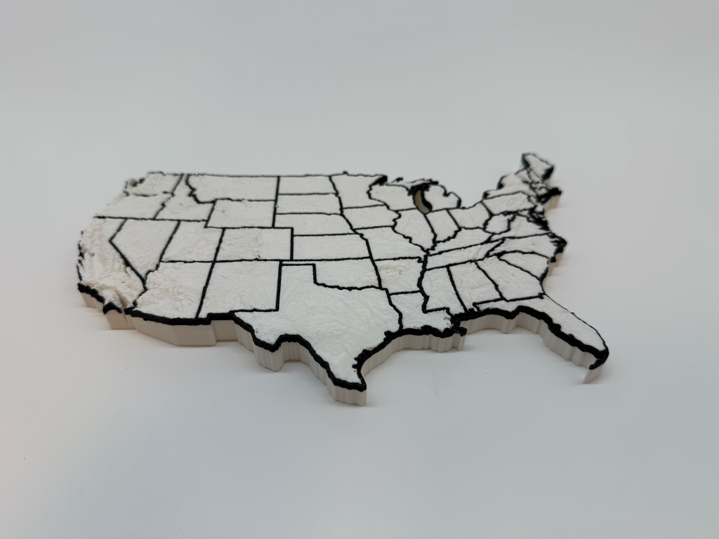 Miniature Map of United States - Premium Quality