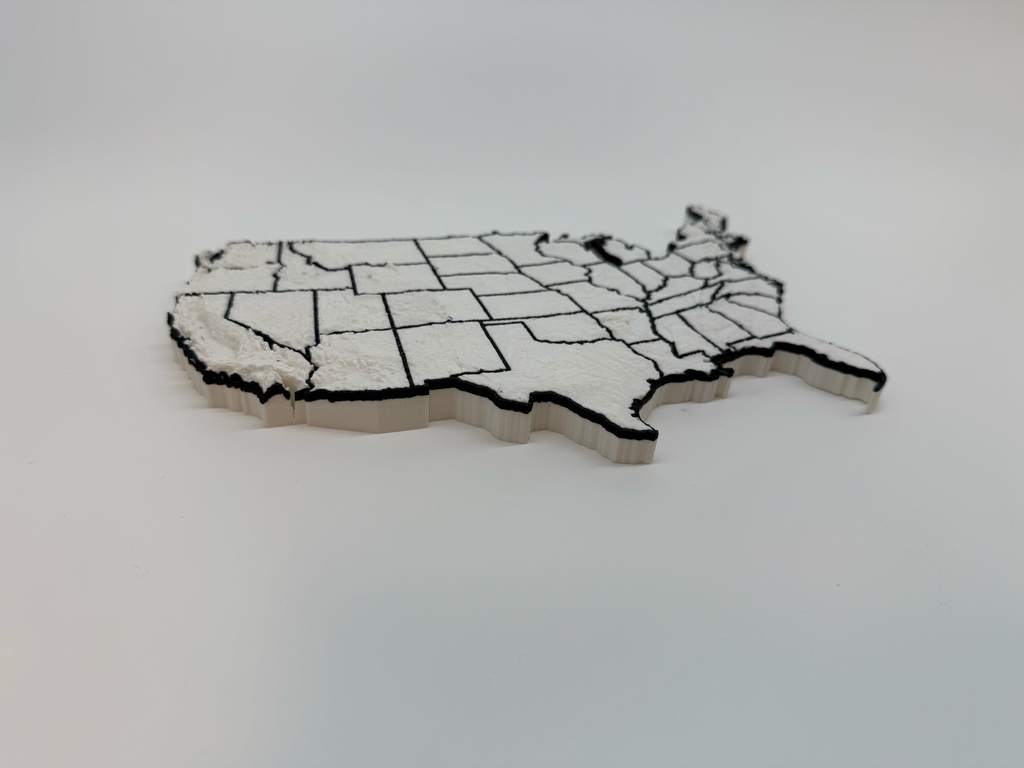 Miniature Map of United States - Premium Quality