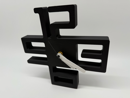 Design Clock black/white - Premium Quality