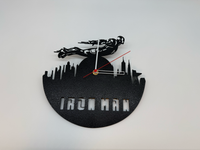 Iron Man Wandklok zwart - Premium Quality