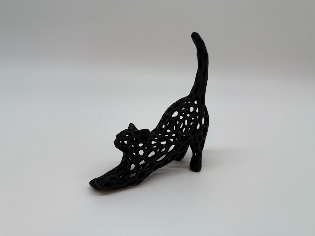 Geometrisch Kat Beeldje - Premium Quality