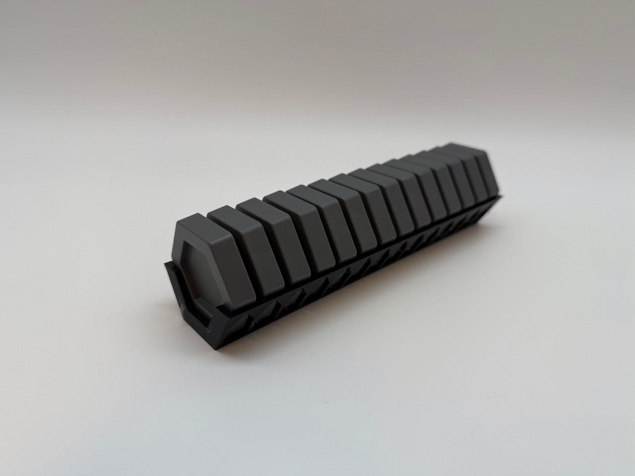 GraviTrax-kompatibler Kugelbahnhalter – 12-Wege, Schwarz – Premium-Qualität