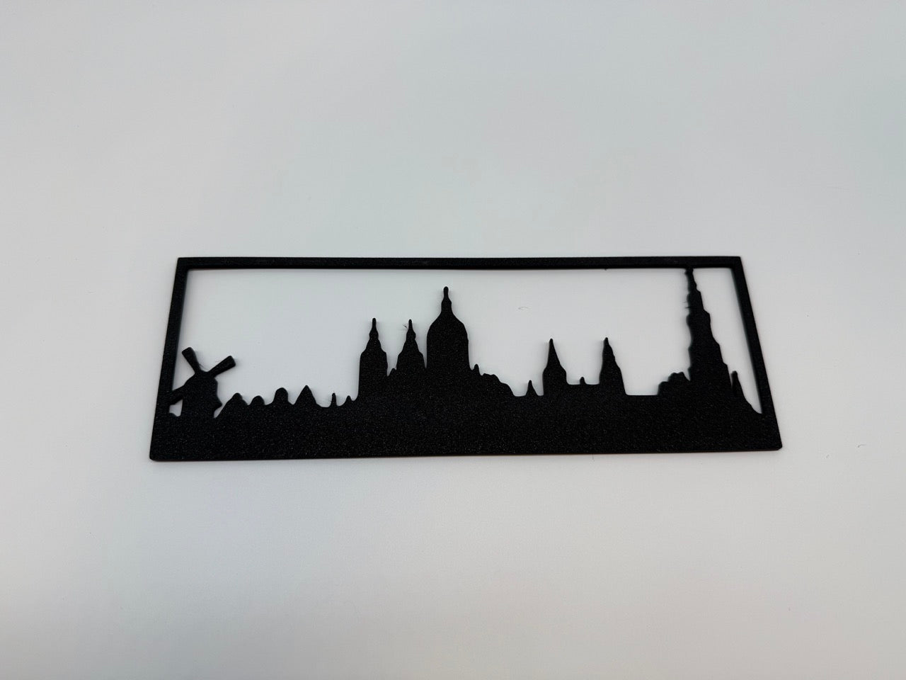 Silhouette von Amsterdam – Ikonische Skyline – Premiumqualität