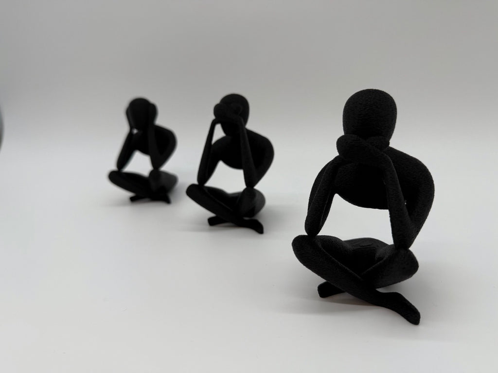 "Hear, See and Be Silent" Images – Minimalist Design - Premium Quality