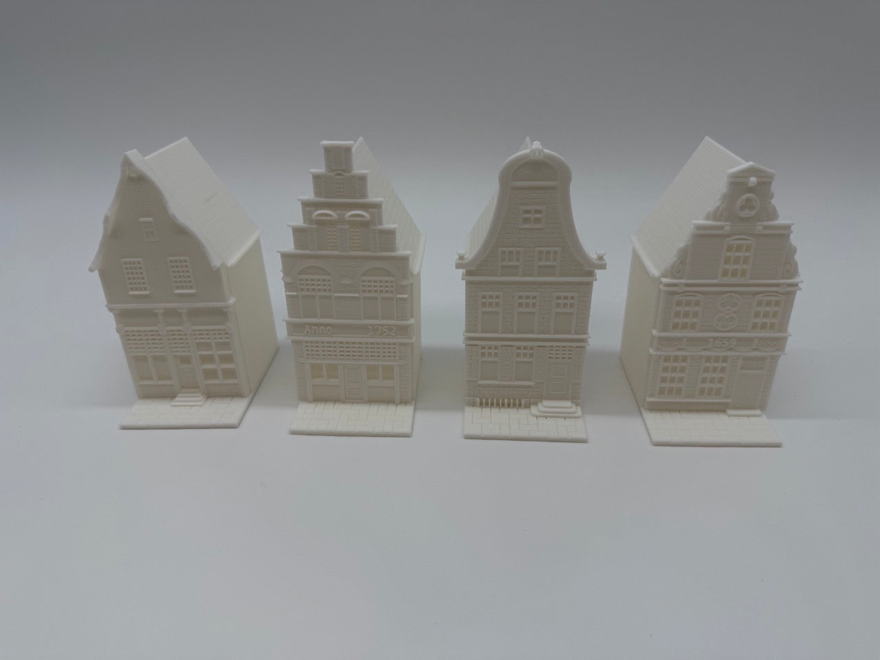 Grachtenpand Lantaarns – Sfeervolle Hollandse Miniaturen - Premium Quality