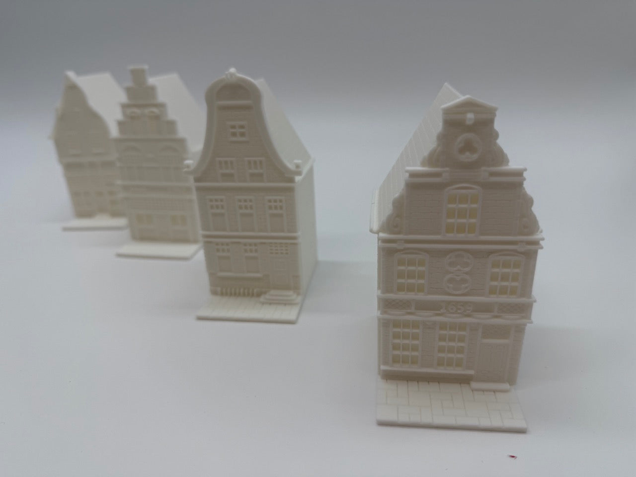 Grachtenpand Lantaarns – Sfeervolle Hollandse Miniaturen - Premium Quality