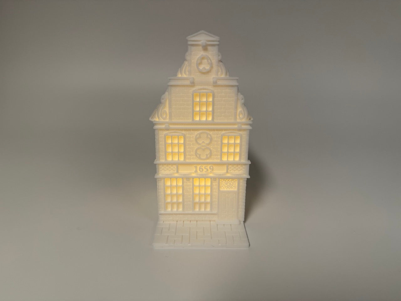 Grachtenpand Lantaarns – Sfeervolle Hollandse Miniaturen - Premium Quality