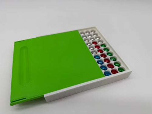 GraviTrax Aufbewahrungsbox für 100 Murmeln – 3D-gedruckte Aufbewahrungsbox mit Schiebedeckel – Premiumqualität