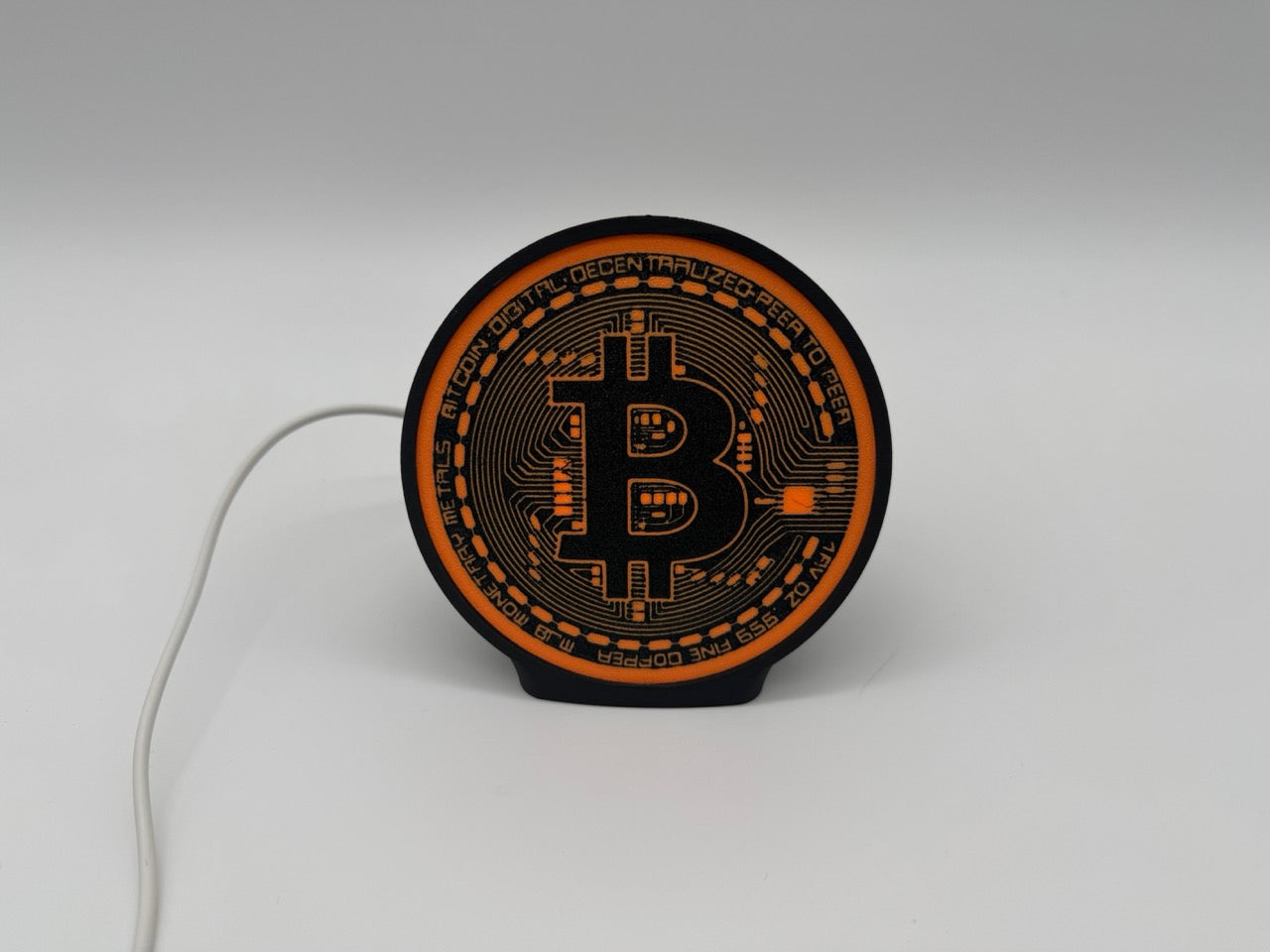 Bitcoin LED Lamp – Decorative Lighting for Crypto Enthusiasts – Premium Quality